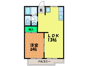 ガ－デンハイツ高野台Ａの物件間取画像